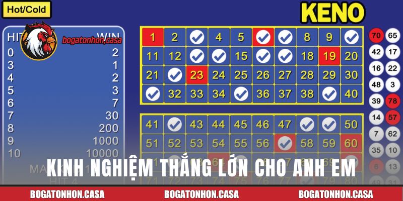 Kinh nghiệm thắng lớn cho anh em