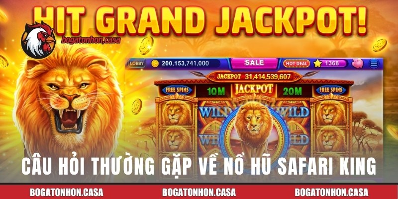 Giải đáp nhanh chóng những câu hỏi về slots Safari King